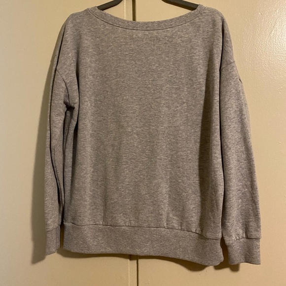 Victoria Secret Sweatshirt. Small fits like a large. GUC. No stains or pilling - Picture 3 of 4
